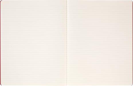 Moleskine Student cahier - taccuino XXL ruled red, rosso - 5