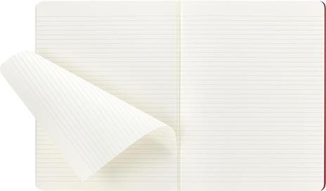 Moleskine Student cahier - taccuino XXL ruled red, rosso - 6