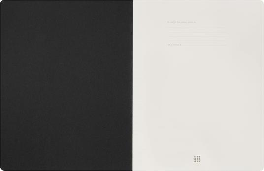 Moleskine Student cahier - taccuino XXL plain blk, nero - 4
