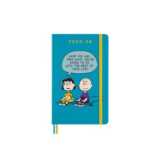 Agenda Moleskine 18 Mesi, 2025-26, settimanale, Peanuts  L Charlie & Lucy - 13 x 21 cm