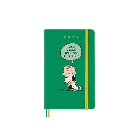 Agenda Moleskine 12 mesi, 2025-26, giornaliera, Peanuts Daily L Charlie & Snoopy - 13 x 21 cm