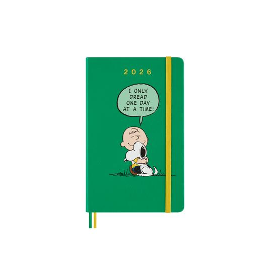 Agenda Moleskine 12 mesi, 2025-26, giornaliera, Peanuts Daily L Charlie & Snoopy - 13 x 21 cm