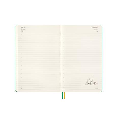 Agenda Moleskine 12 mesi, 2025-26, giornaliera, Peanuts Daily L Charlie & Snoopy - 13 x 21 cm - 5