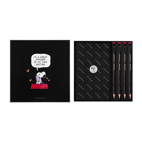 Taccuino Moleskine Limited Edition Peanuts Themed Box Snoopy con matite - 13 x 21 cm - 2