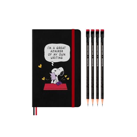 Taccuino Moleskine Limited Edition Peanuts Themed Box Snoopy con matite - 13 x 21 cm - 3