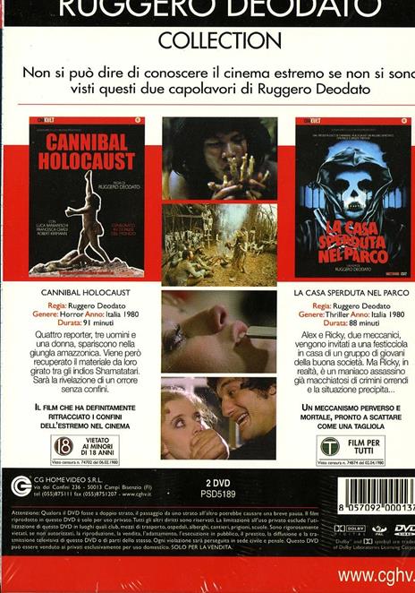Ruggero Deodato Collection (2 DVD) di Ruggero Deodato - 2