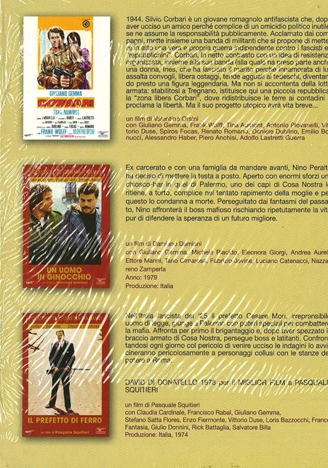 Collezione Giuliano Gemma (3 DVD) di Damiano Damiani,Valentino Orsini,Pasquale Squitieri - 2