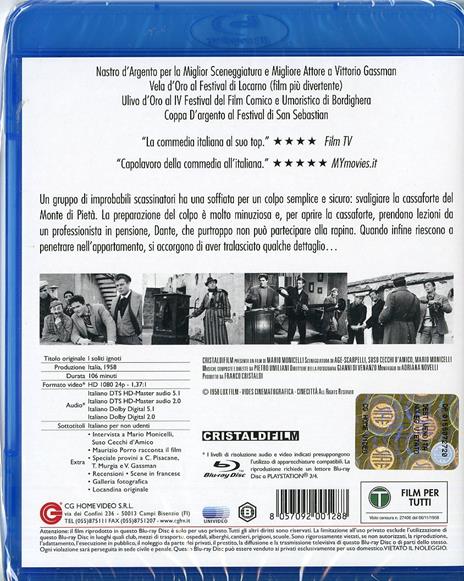 I soliti ignoti di Mario Monicelli - Blu-ray - 2