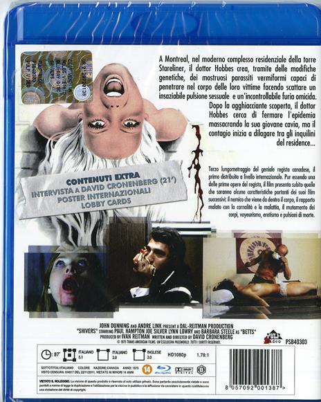 Il demone sotto la pelle di David Cronenberg - Blu-ray - 2