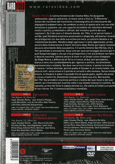Glauber Rocha. Collection Vol. 1 (4 DVD) di Glauber Rocha - 2
