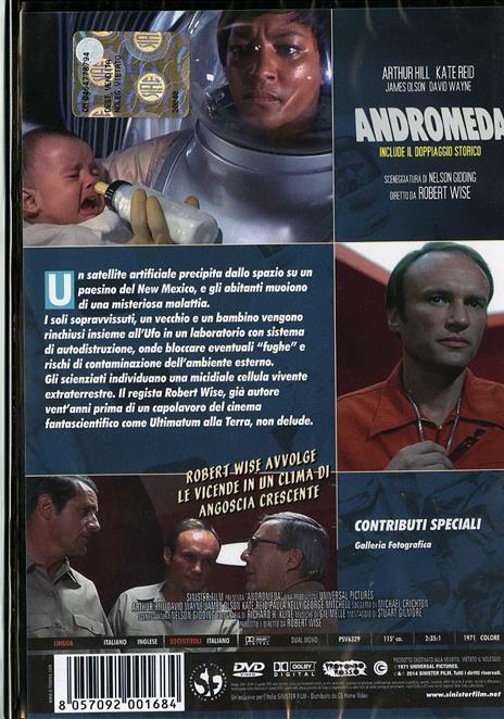 Andromeda di Robert Wise - DVD - 2