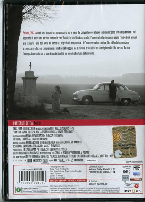 Ida di Pawel Pawlikowski - DVD - 2