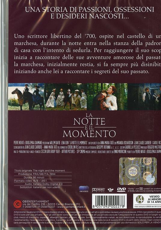 La notte e il momento di Anna Maria Tatò - DVD - 2