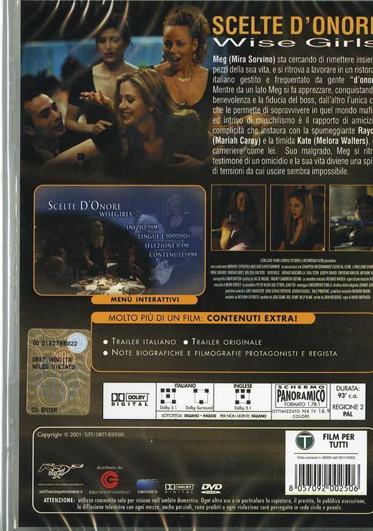 Scelte d'onore. Wise Girls di David Anspaugh - DVD - 2