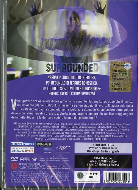 Surrounded di Laura Girolami,Federico Patrizi - DVD - 2