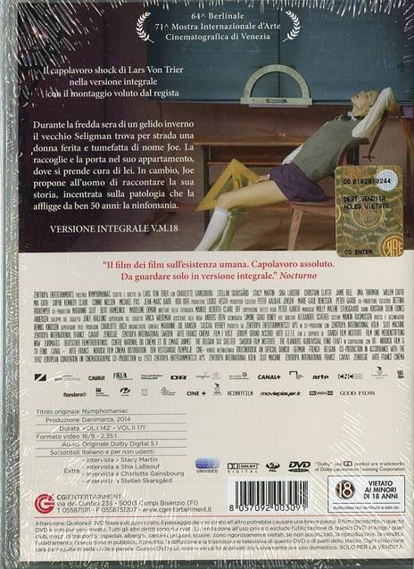 Nymphomaniac. Director's Cut (2 DVD) di Lars Von Trier - 2