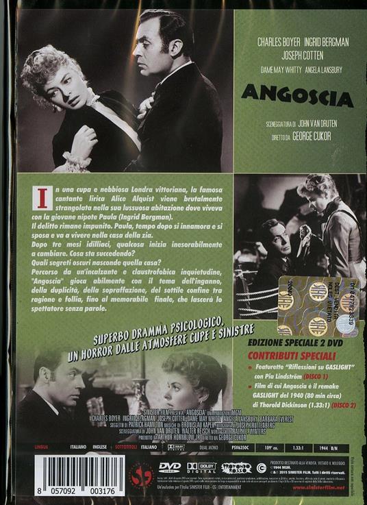 Angoscia (2 DVD) di George Cukor - DVD - 2