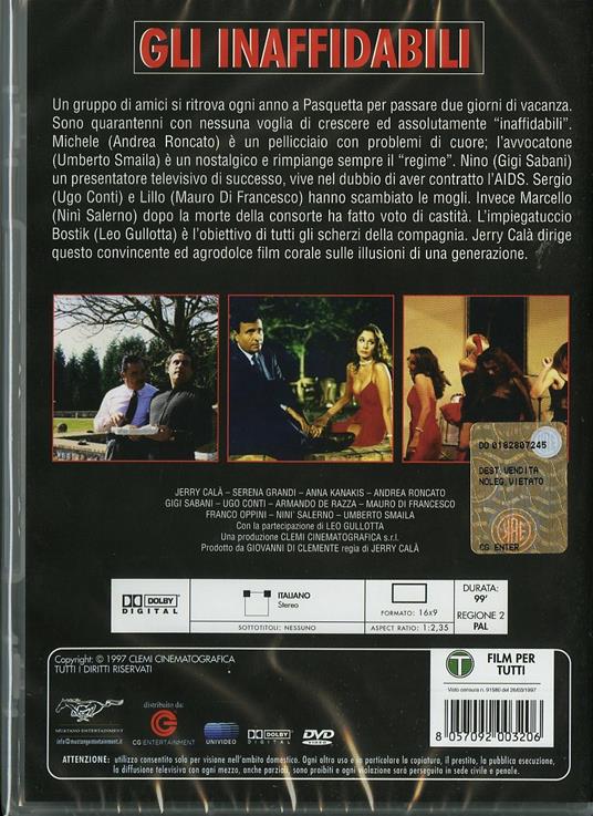 Gli inaffidabili di Jerry Calà - DVD - 2