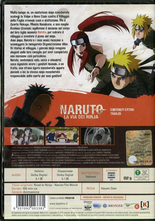 Naruto. La via dei ninja - DVD - Film di Hayato Date Animazione