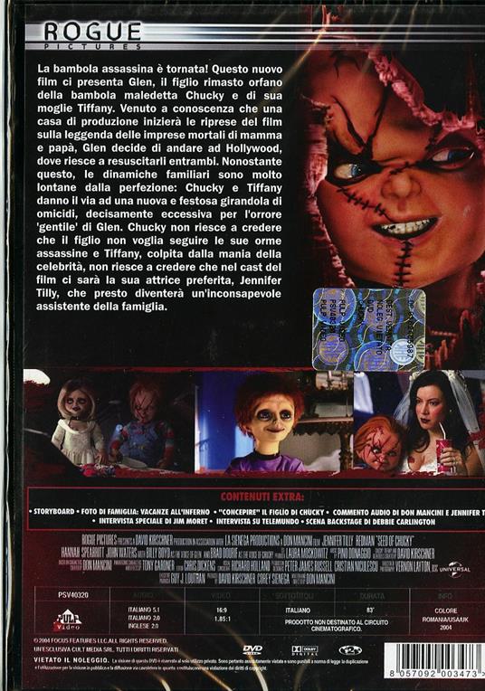 Il figlio di Chucky di Don Mancini - DVD - 2