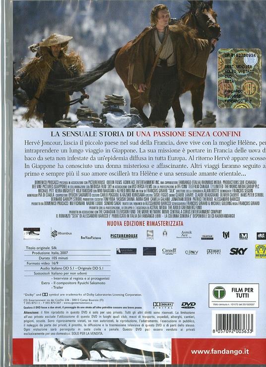 Seta di François Girard - DVD - 2