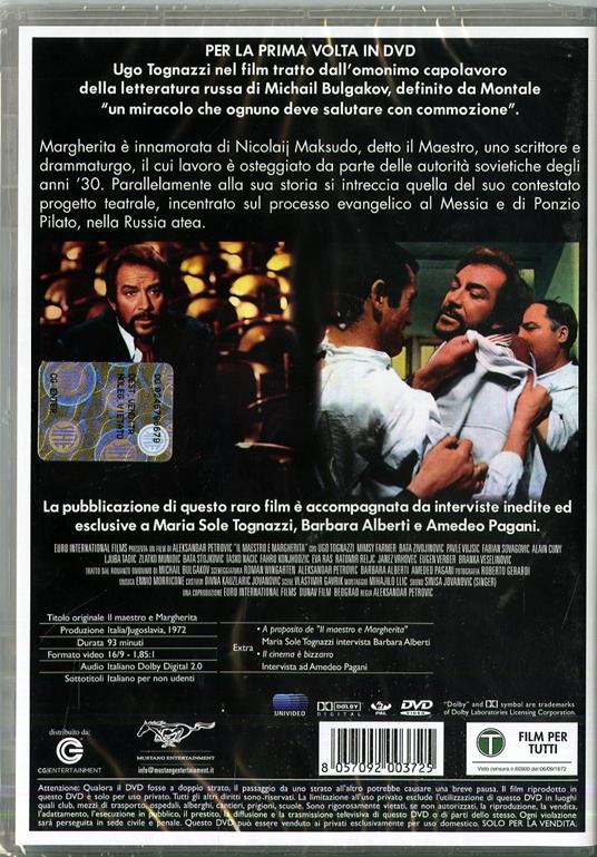 Il maestro e Margherita di Aleksandar Petrovic - DVD - 2