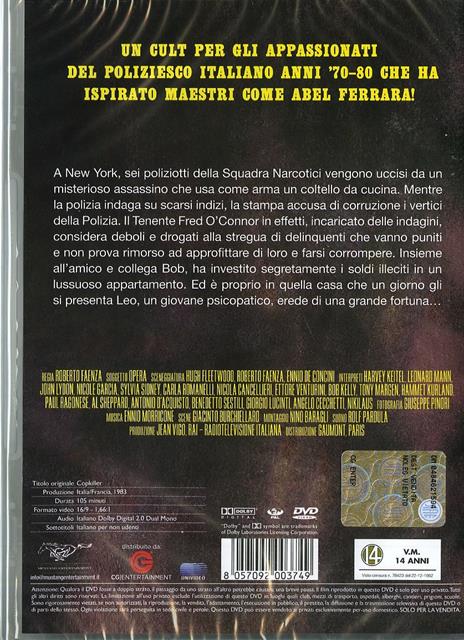 Copkiller di Roberto Faenza - DVD - 2
