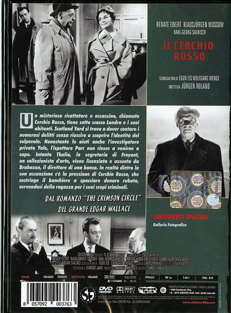 Il cerchio rosso di Jurgen Roland - DVD - 2