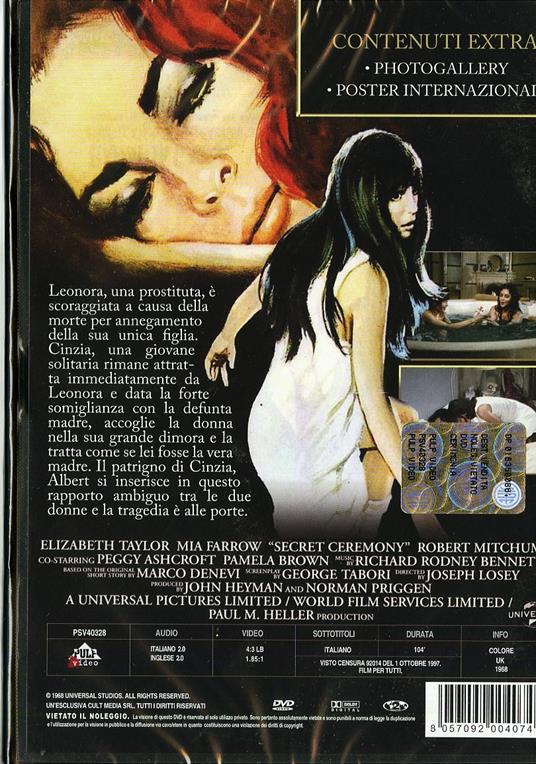 Cerimonia segreta di Joseph Losey - DVD - 2