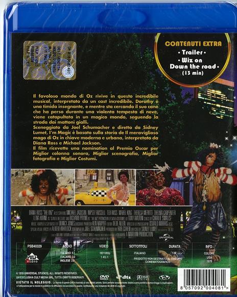 The Wiz. I'm Magic di Sidney Lumet - Blu-ray - 2