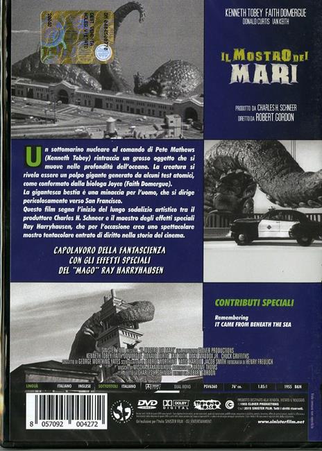 Il mostro dei mari di Robert Gordon - DVD - 2