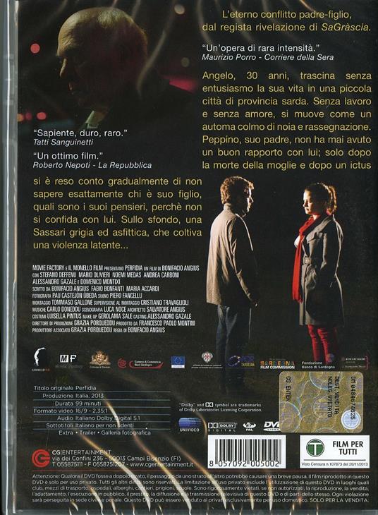Perfidia di Bonifacio Angius - DVD - 2