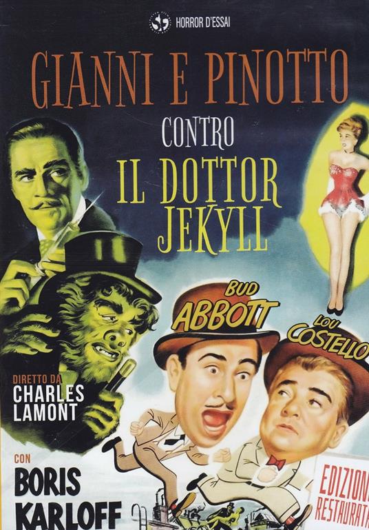 Gianni e Pinotto contro il Dottor Jekyll di Charles Lamont - DVD