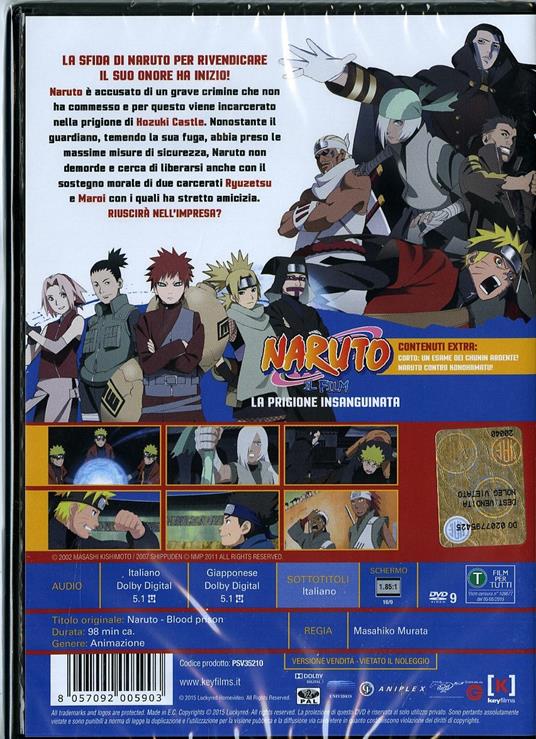 Naruto. Il film. La prigione insanguinata di Masahiko Murata - DVD - 2