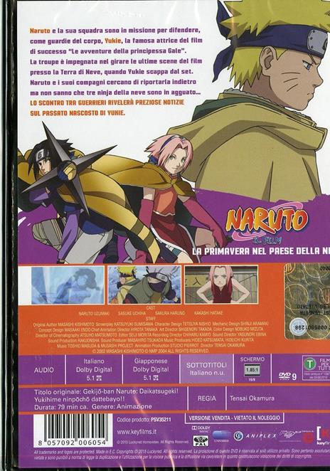 Naruto. Il film. La primavera nel paese della neve di Tensai Okamura - DVD - 2