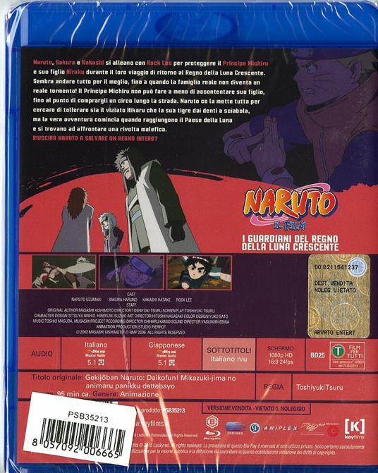 Naruto. Il film. I guardiani del regno della luna crescente di Toshiyuki Tsuru - Blu-ray - 2