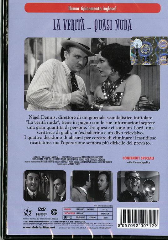 La verità... quasi nuda di Mario Zampi - DVD - 2