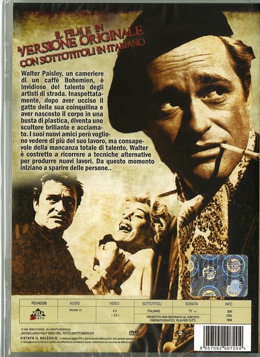 Un secchio di sangue di Roger Corman - DVD - 2