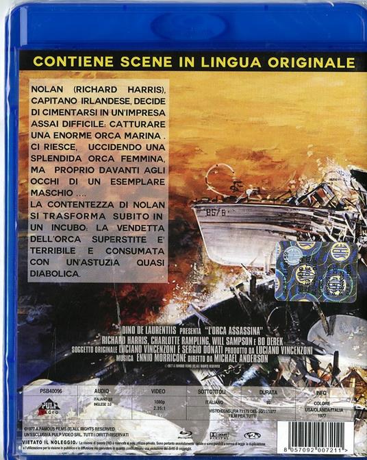 L' orca assassina di Michael Anderson - Blu-ray - 2