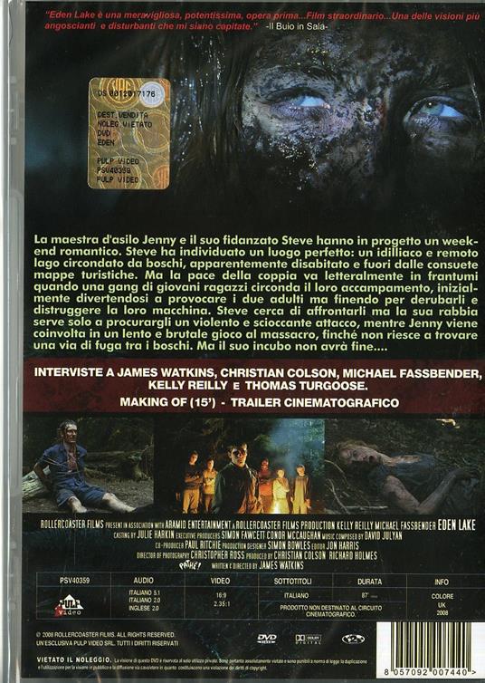 Eden Lake di James Watkins - DVD - 2