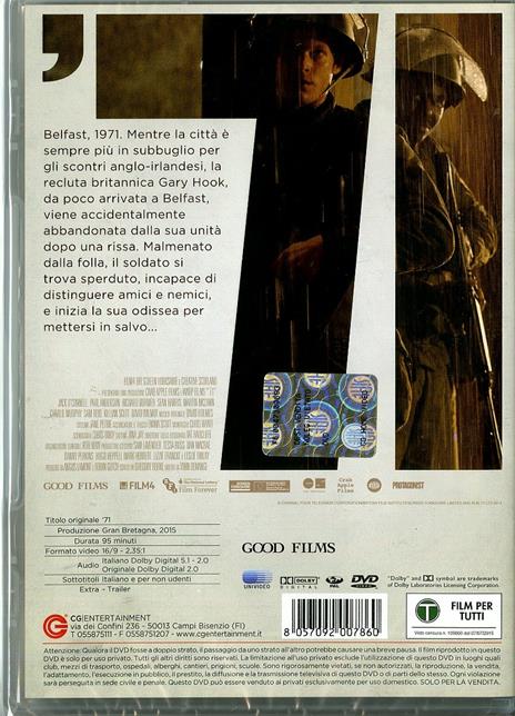 '71 di Yann Demange - DVD - 2