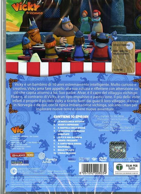 Vicky il vichingo. La nuova serie. Vol. 4 di Eric Cazes,Marc Wasik - DVD - 2