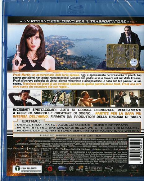 The Transporter Legacy di Camille Delamarre - Blu-ray - 2