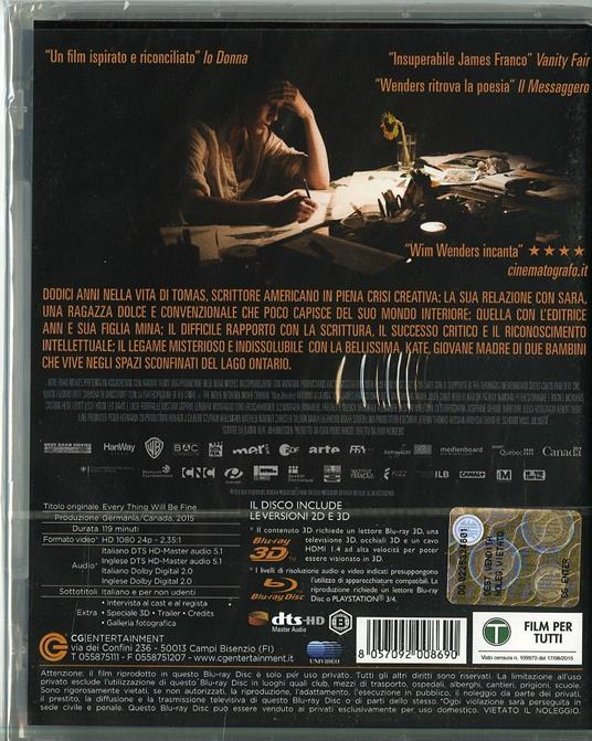 Wim Wenders. Ritorno alla vita 3D di Wim Wenders - Blu-ray - 2