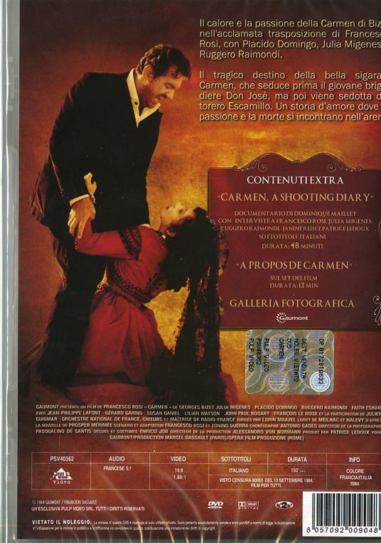 Carmen di Francesco Rosi - DVD - 2