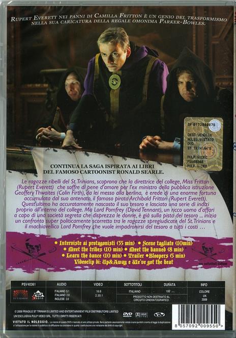 St. Trinian's 2. The Legend of Fritton's Gold di Oliver Parker,Barnaby Thompson - DVD - 2