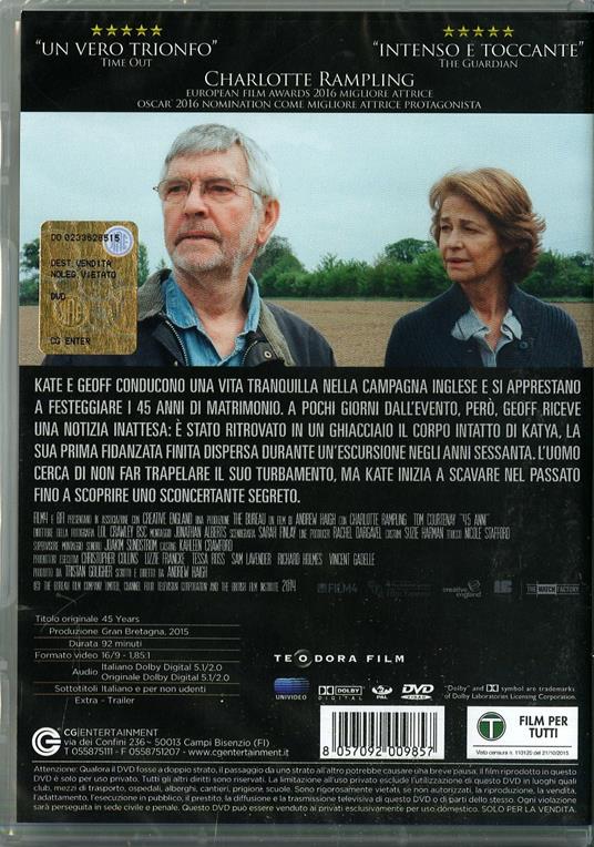 45 anni di Andrew Haigh - DVD - 2