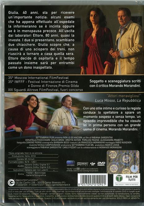 Non lo so ancora di Fabiana Sargentini - DVD - 2