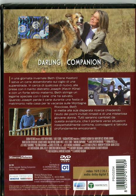 Darling Companion di Lawrence Kasdan - DVD - 2
