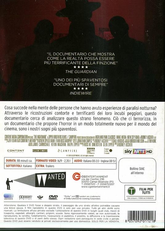 The Nightmare di Rodney Ascher - DVD - 2